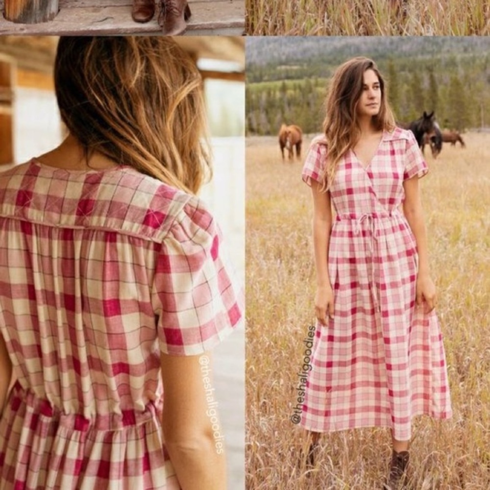 RESERVED for @cklunick1 - Christy Dawn The Dawn Dress in Red Plaid XS